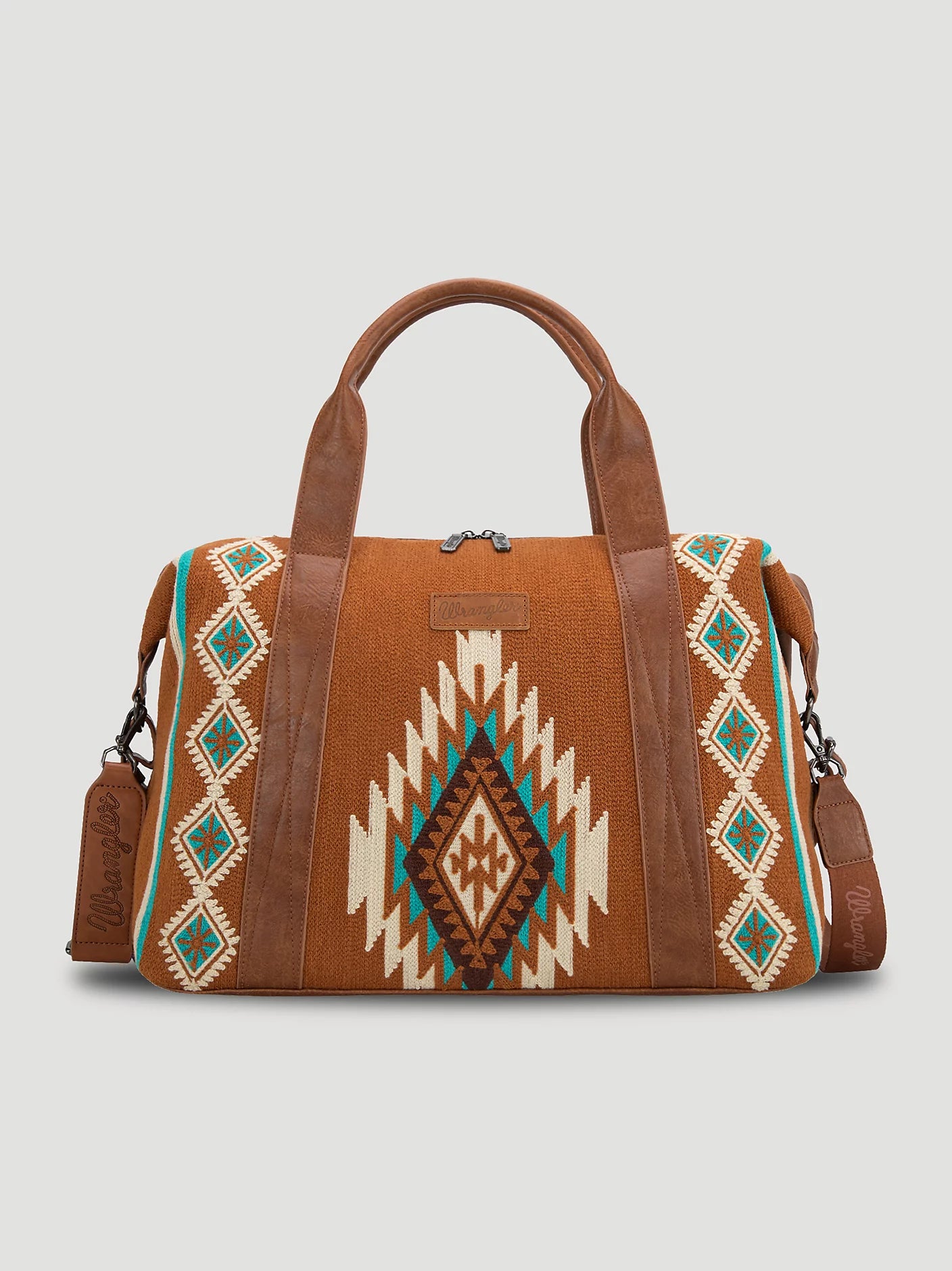 MAYA AZTEC DUFFLE BAG TAN