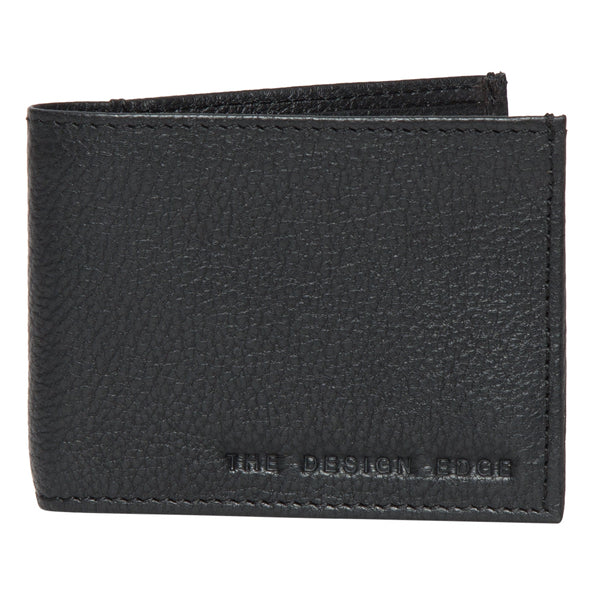 Grain Leather Slim Mens Wallet