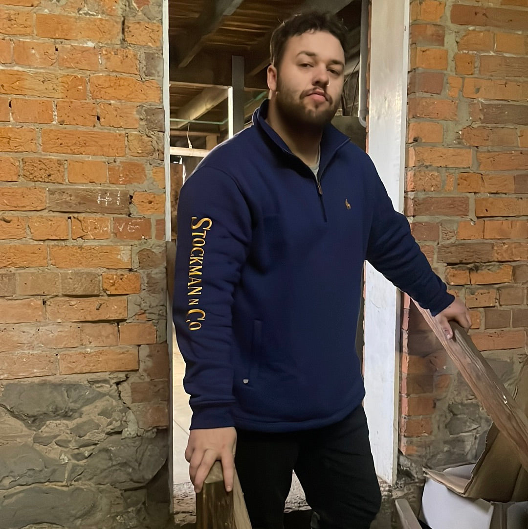 STOCKMAN N CO - MENS INVERELL HALF ZIP