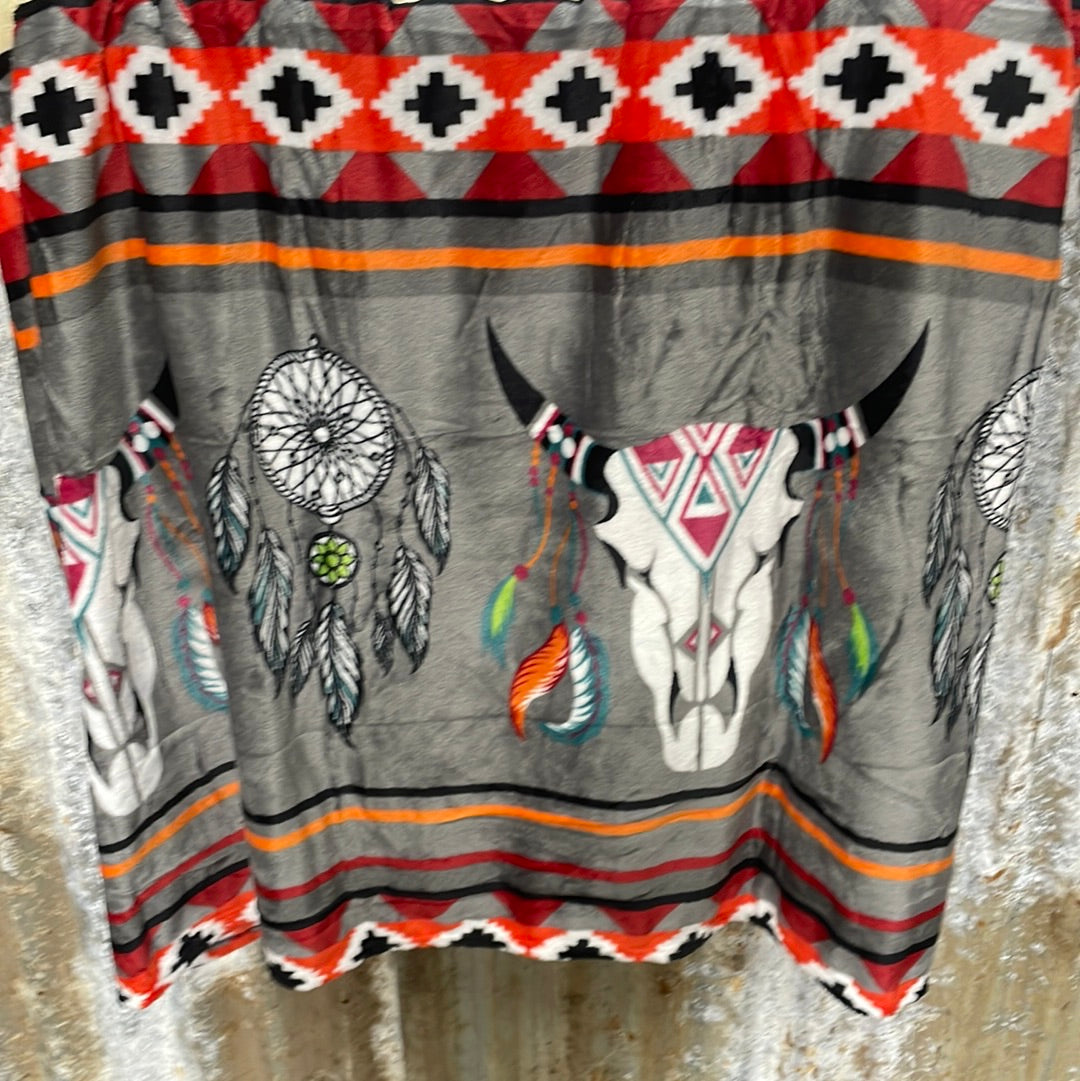 Home Decor - Blanket - Red Orange