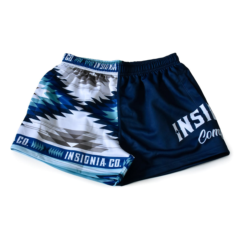 INSIGNIA Aztec Navy Footy Shorts