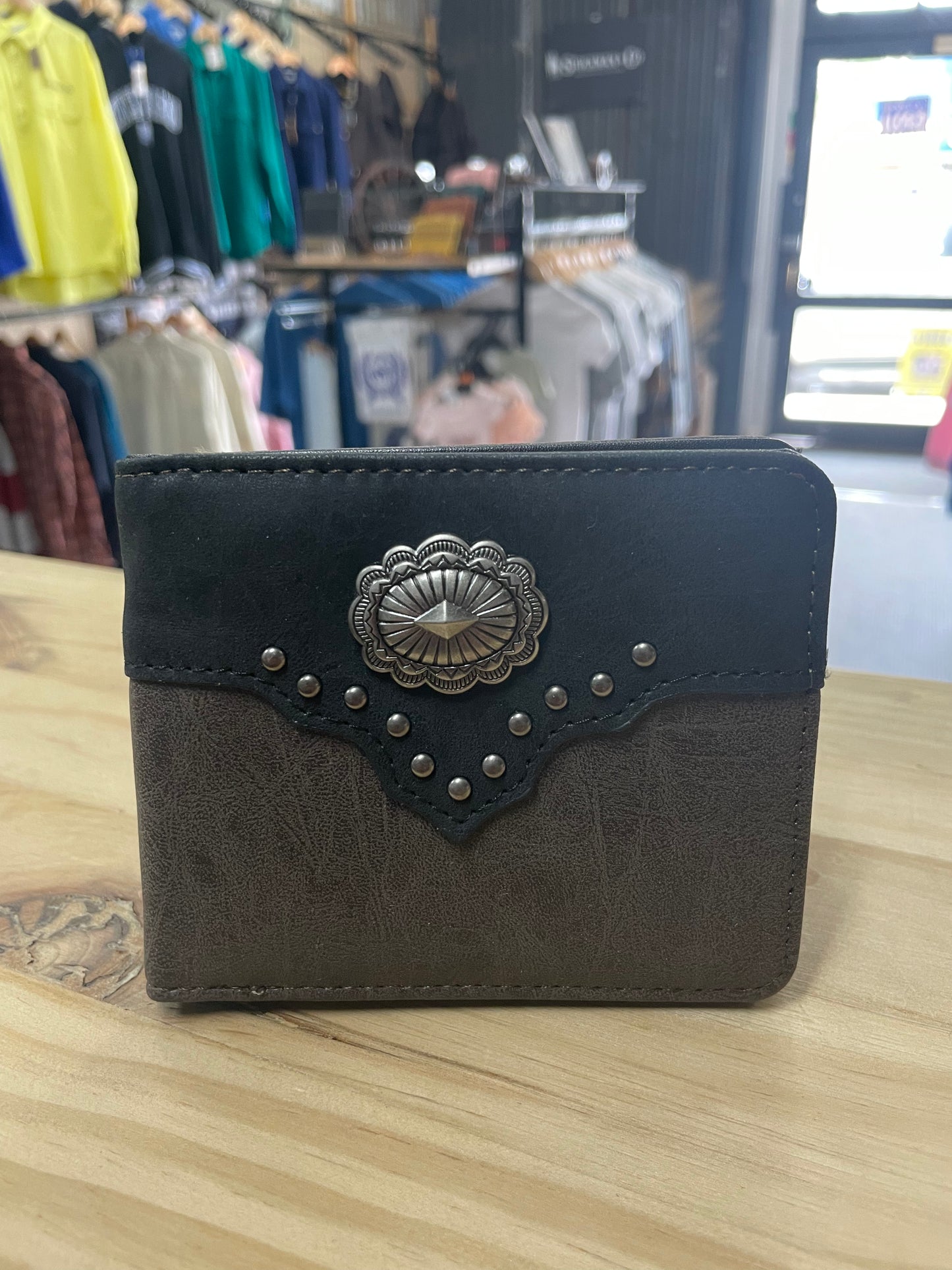 Montana West - Mens Wallet Concho