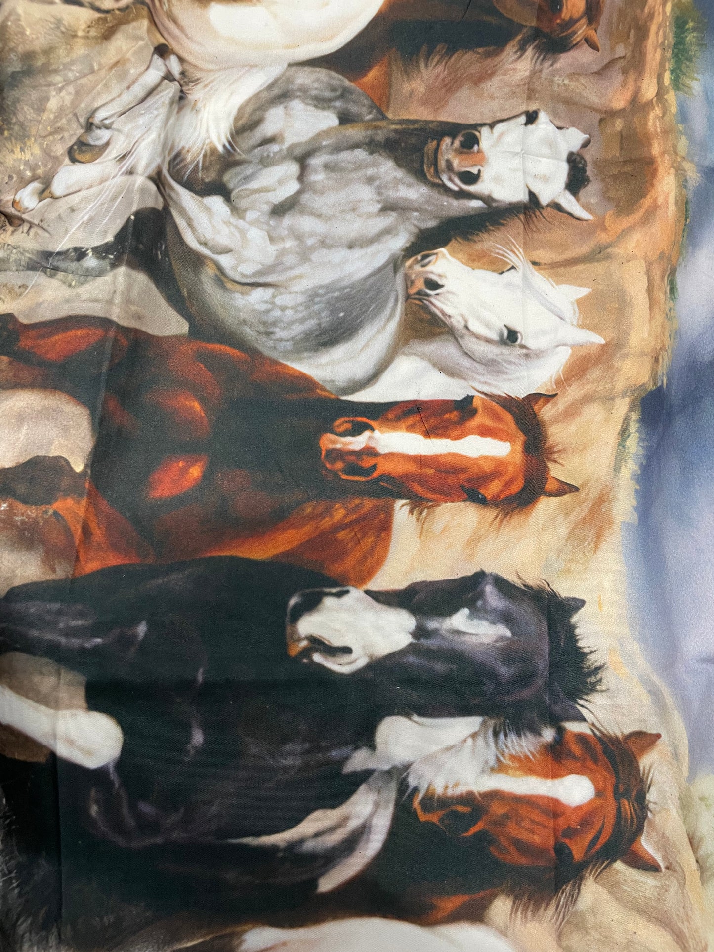 Home Decor - 3PC Doona Cover - Queen Size -Horses