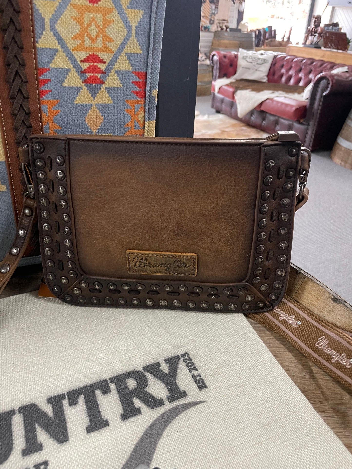 Wrangler Rivet Studded Crossbody