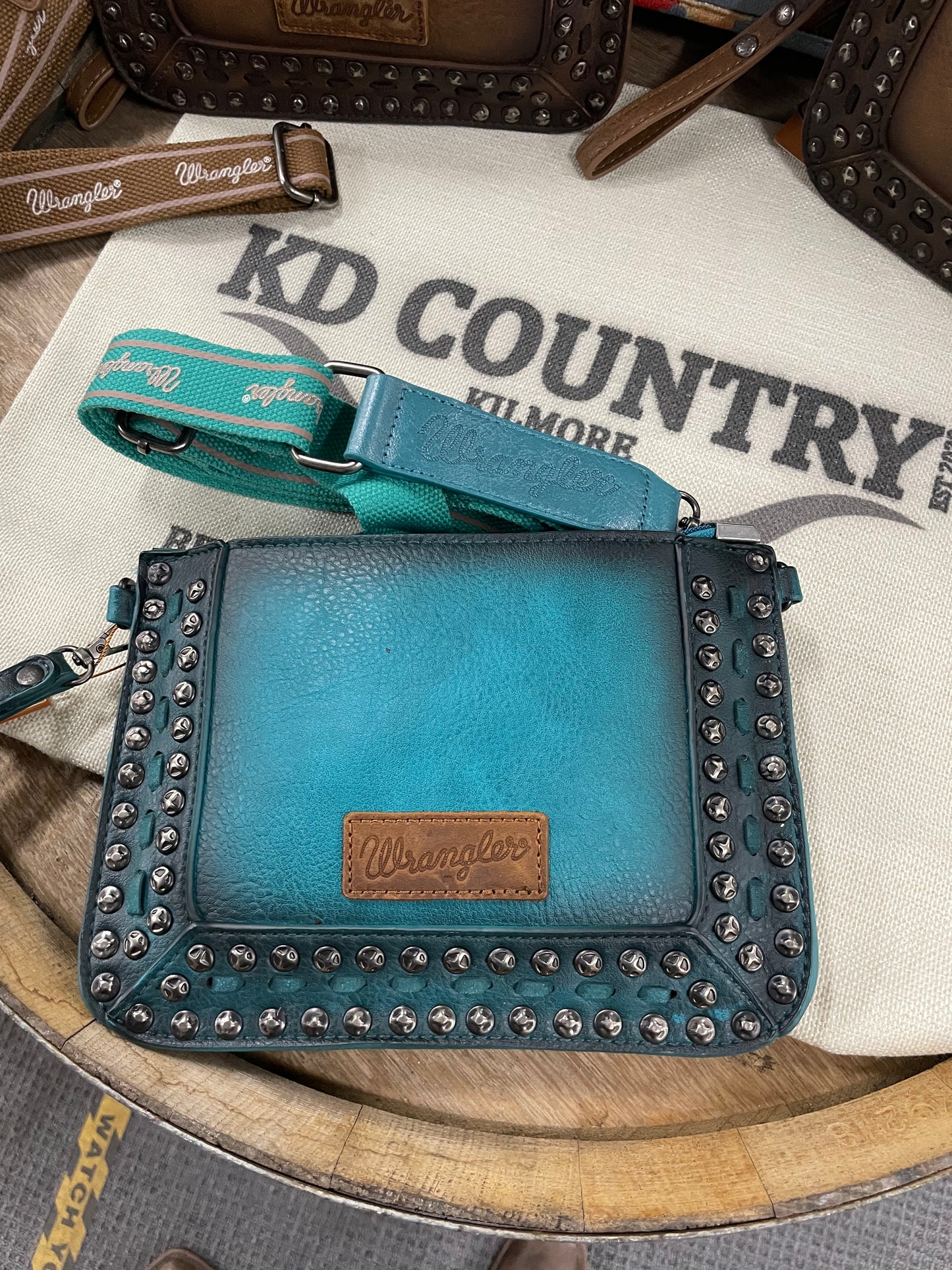 Wrangler Rivet Studded Crossbody