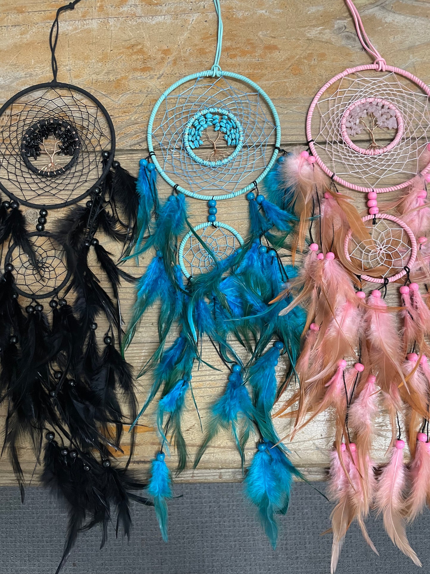 Dream Catcher - Pink, Black, Blue