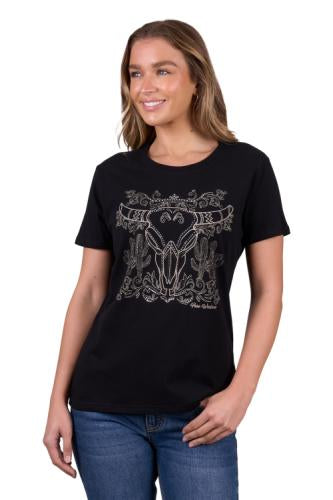 PURE WESTERN Womens Jocelyn Tee