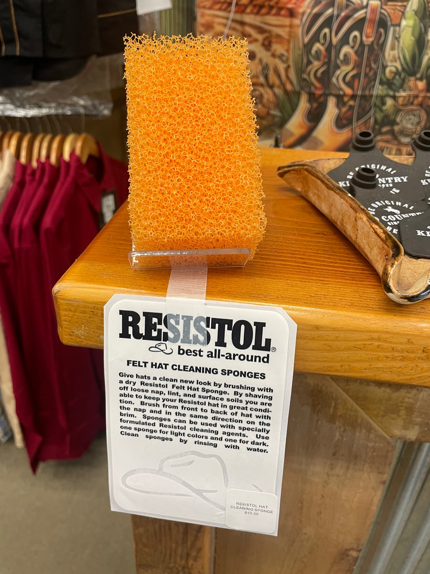 RESISTOL Hat Cleaning Sponge
