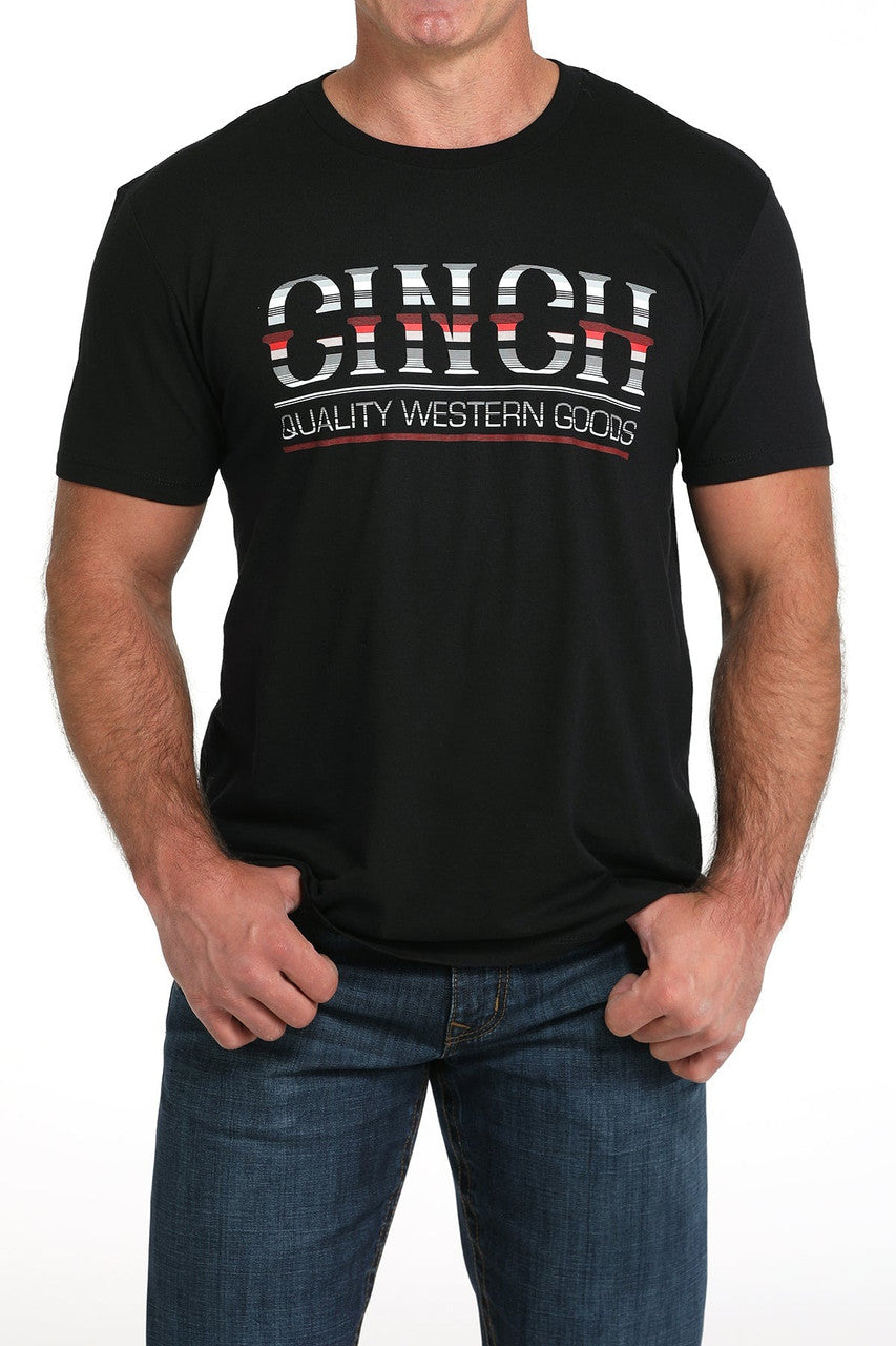 CINCH Mens Black Tee