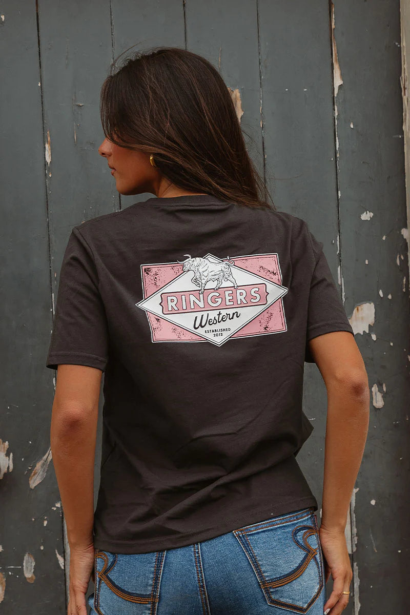 RINGERS WESTERN Hometown Womens Loose Fit Tee