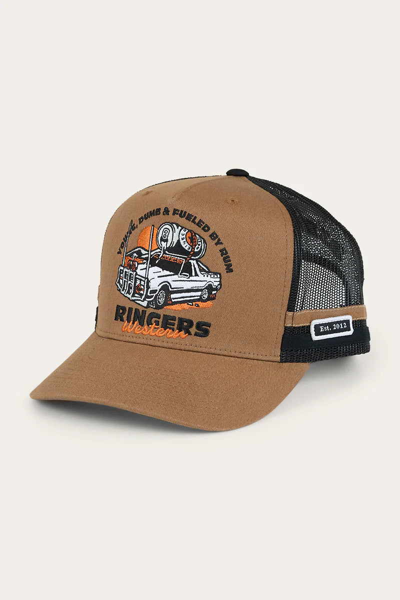 RINGERS WESTERN Rum Runner Trucker Cap CLAY