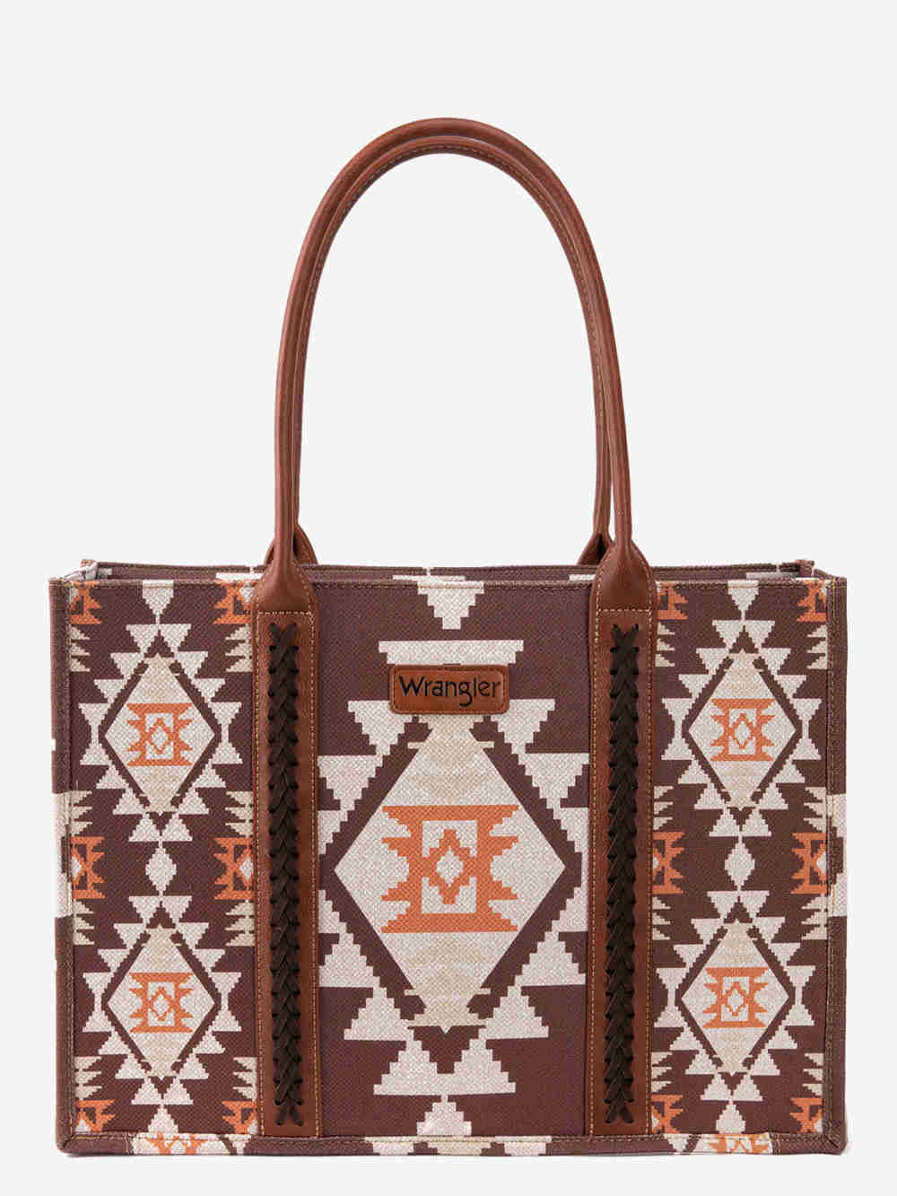 Wrangler Southwestern Print Small Canvas Tote/Crossbody
