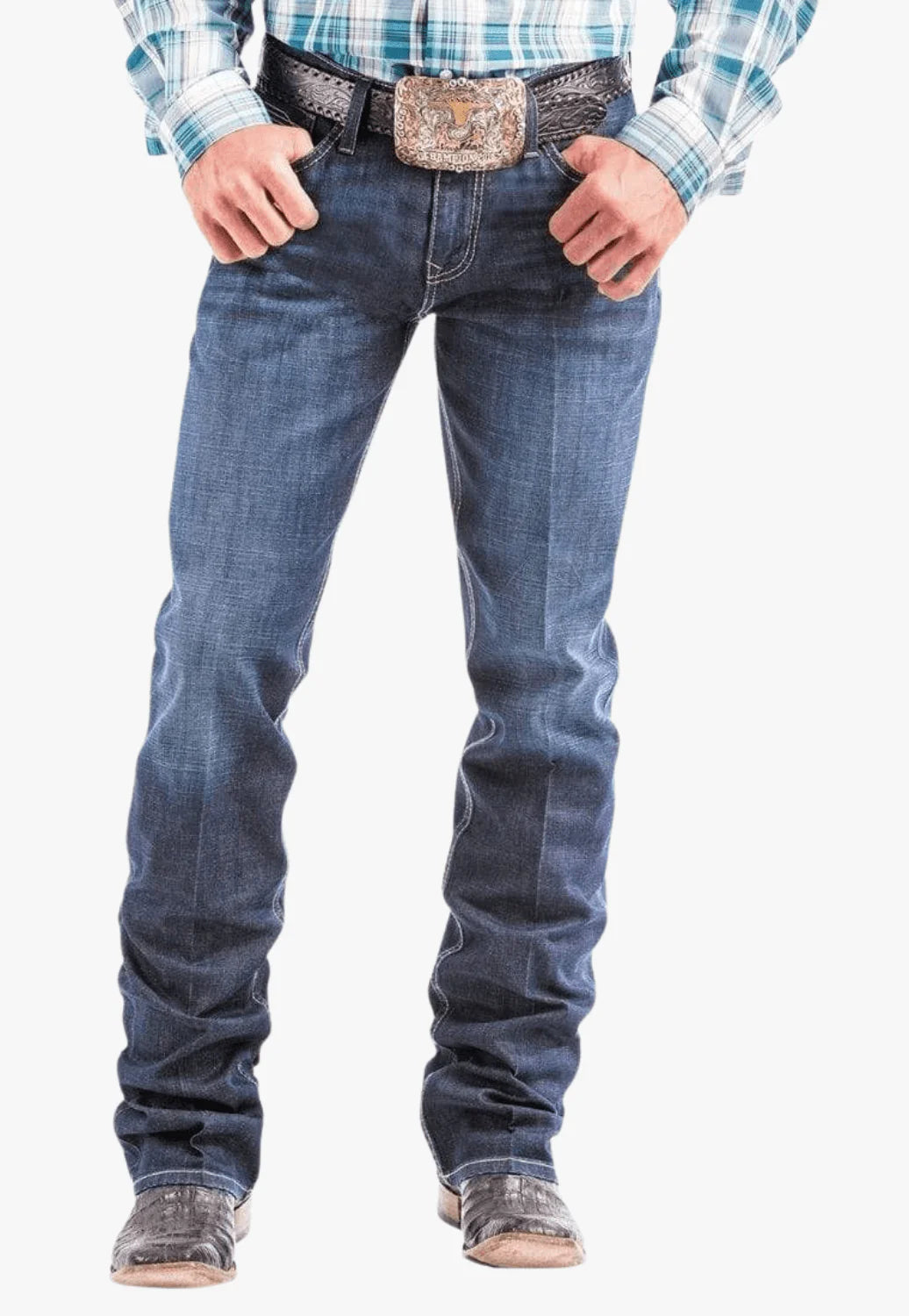 CINCH Ian Mens Active Flex Dark Jeans 34Leg