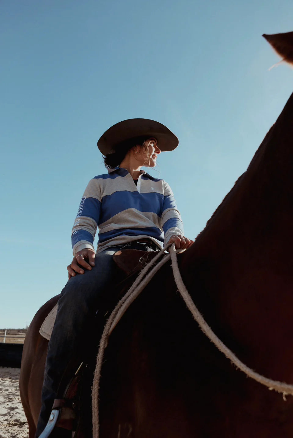 STOCKMAN N CO - WOMANS COBBORA RUGBY JERSEY