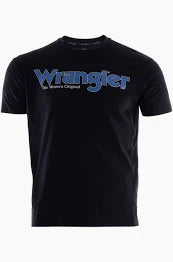 WRANGLER Ryder Logo Tee Black