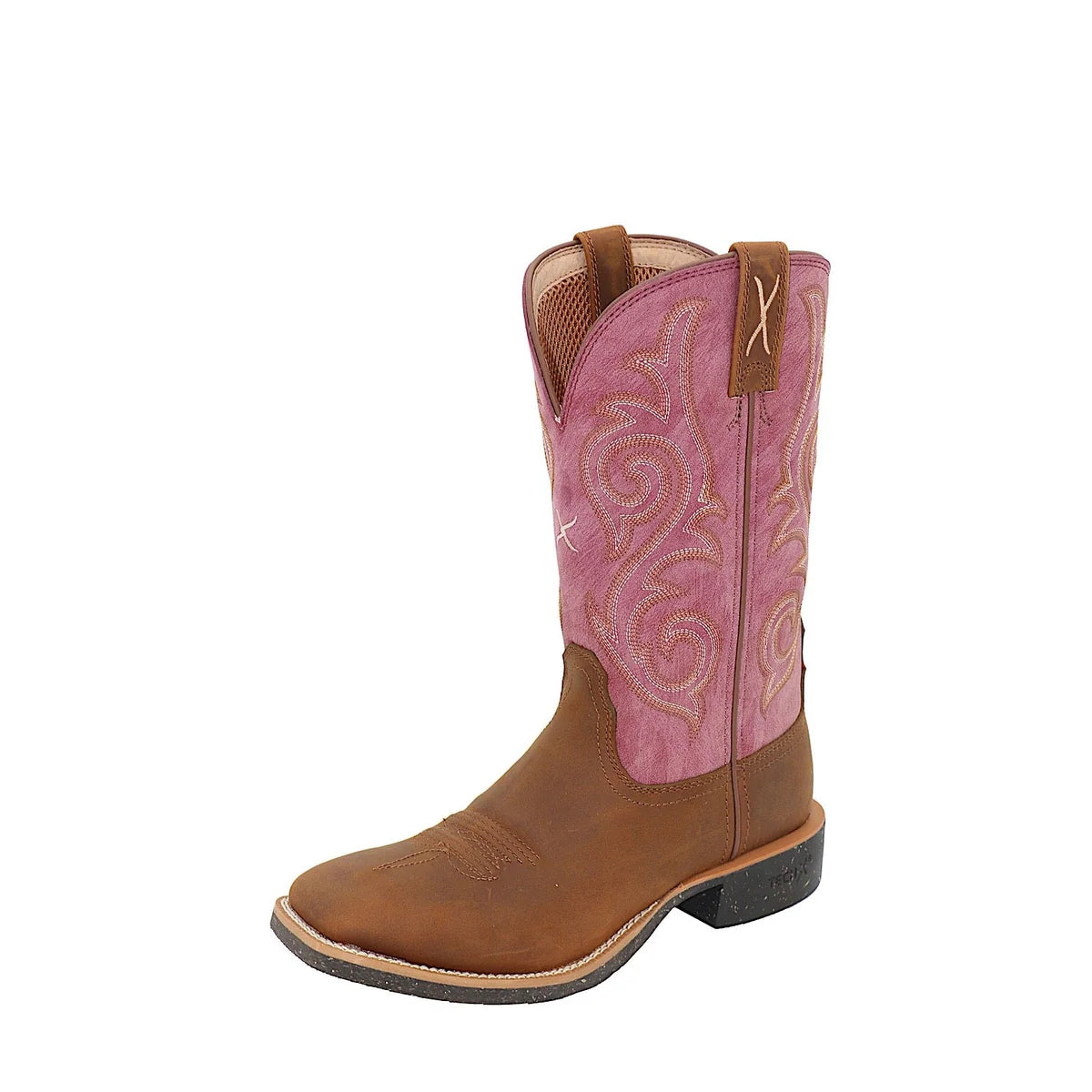 TWISTED X Womens Tech 11 Boot RUSSET BROWN/DUSTY PINK