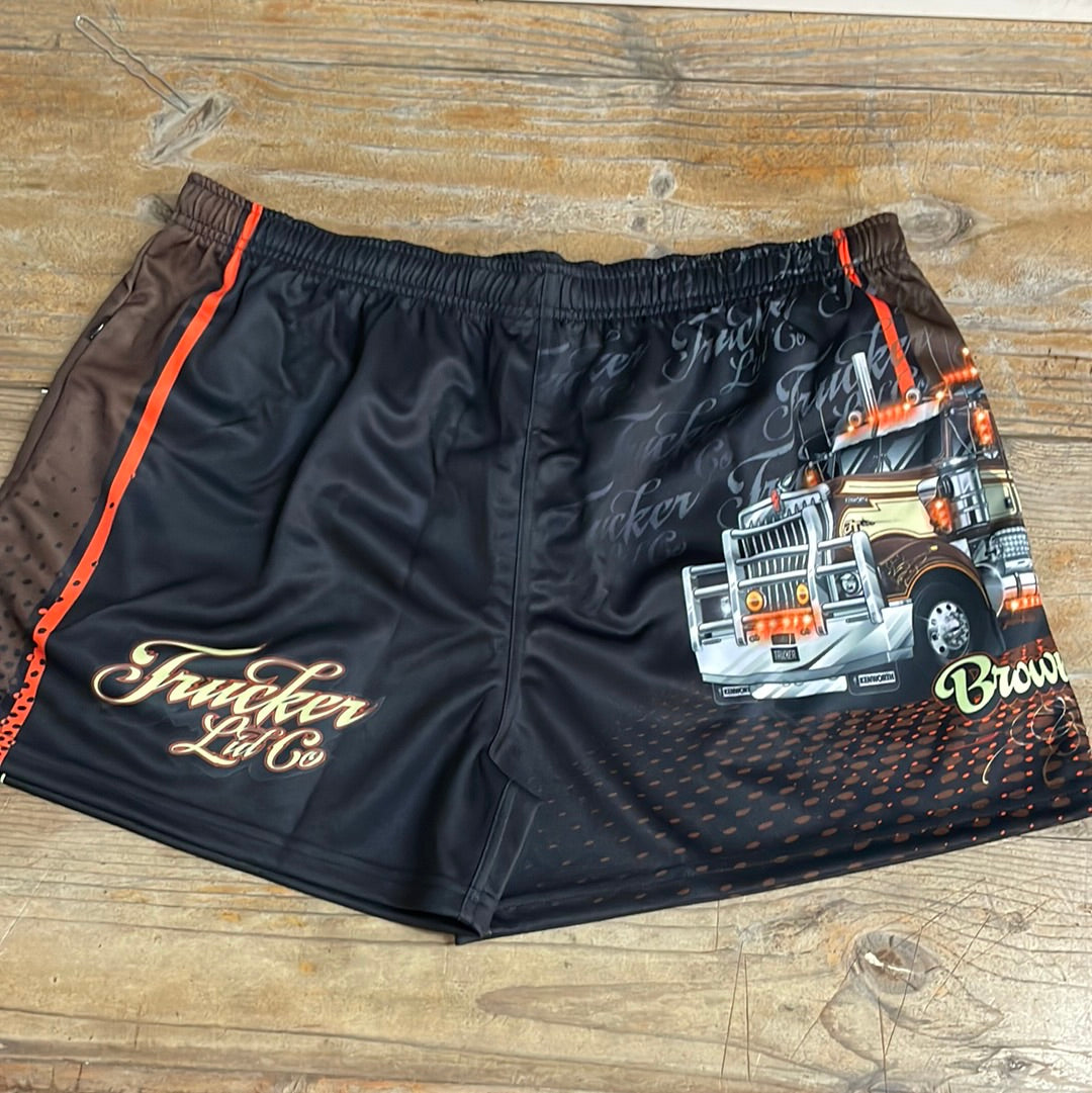 Trucker Lid Co - Brown Sugar II Footy Shorts