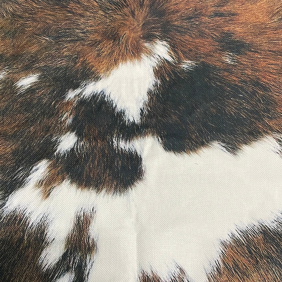KD Country Cushion - Cowhide Pattern