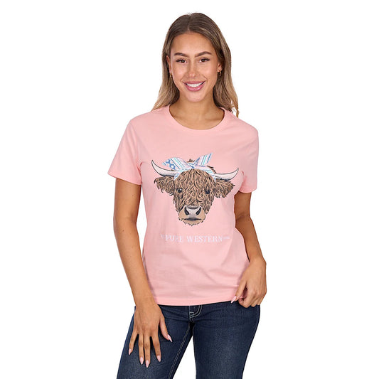 PURE WESTERN Womens Estelle Tee
