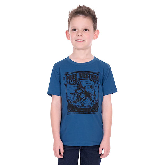 PURE WESTERN Boys Rodeo Tee