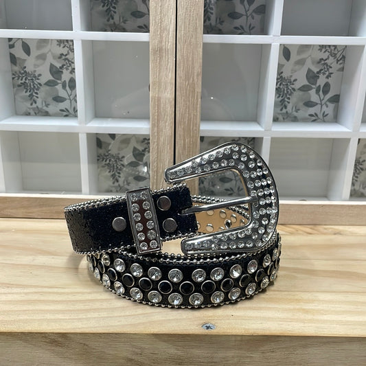 Belt - Black Rhinestone 21