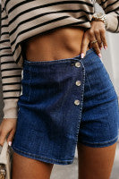 Womens High Waist Wrapped Shorts