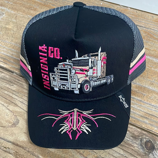 INSIGNIA Longhaul Pink Trucker Cap