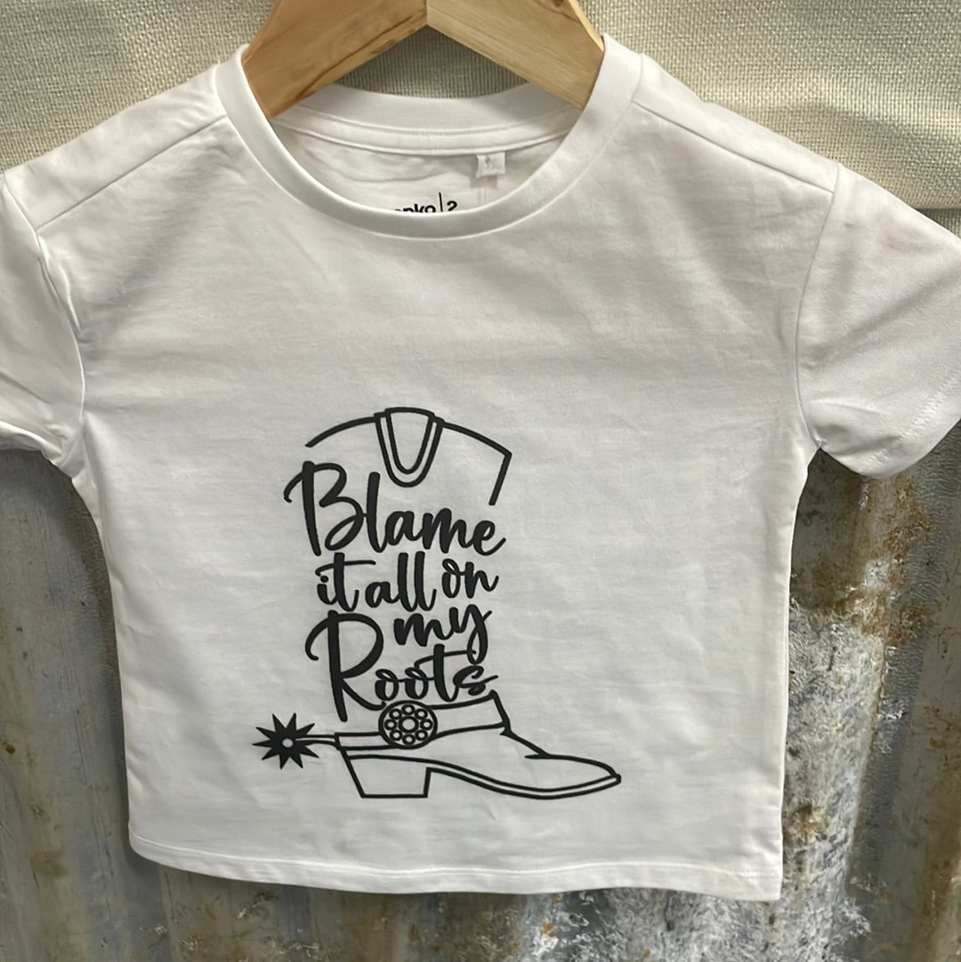 KD Country - Blame it on my Roots Tee TODDLER