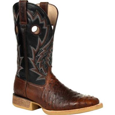 DURANGO® REBEL PRO™ OILED SADDLE OSTRICH WESTERN BOOT