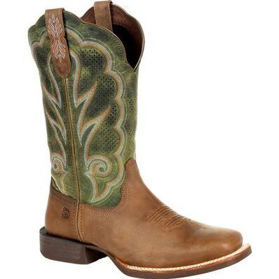 DURANGO® LADY REBEL PRO™ WOMEN'S VENTILATED OLIVE WESTERN BOOT