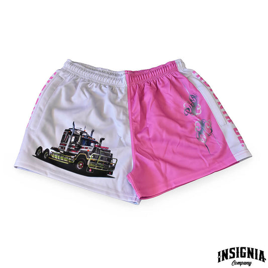 ÌNSIGNIA Superliner PINK Footy Shorts