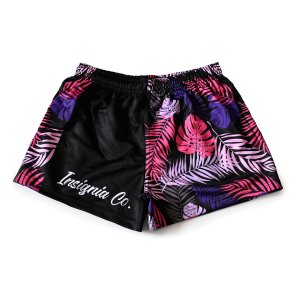 INSIGNIA Pink Palm Footy Shorts