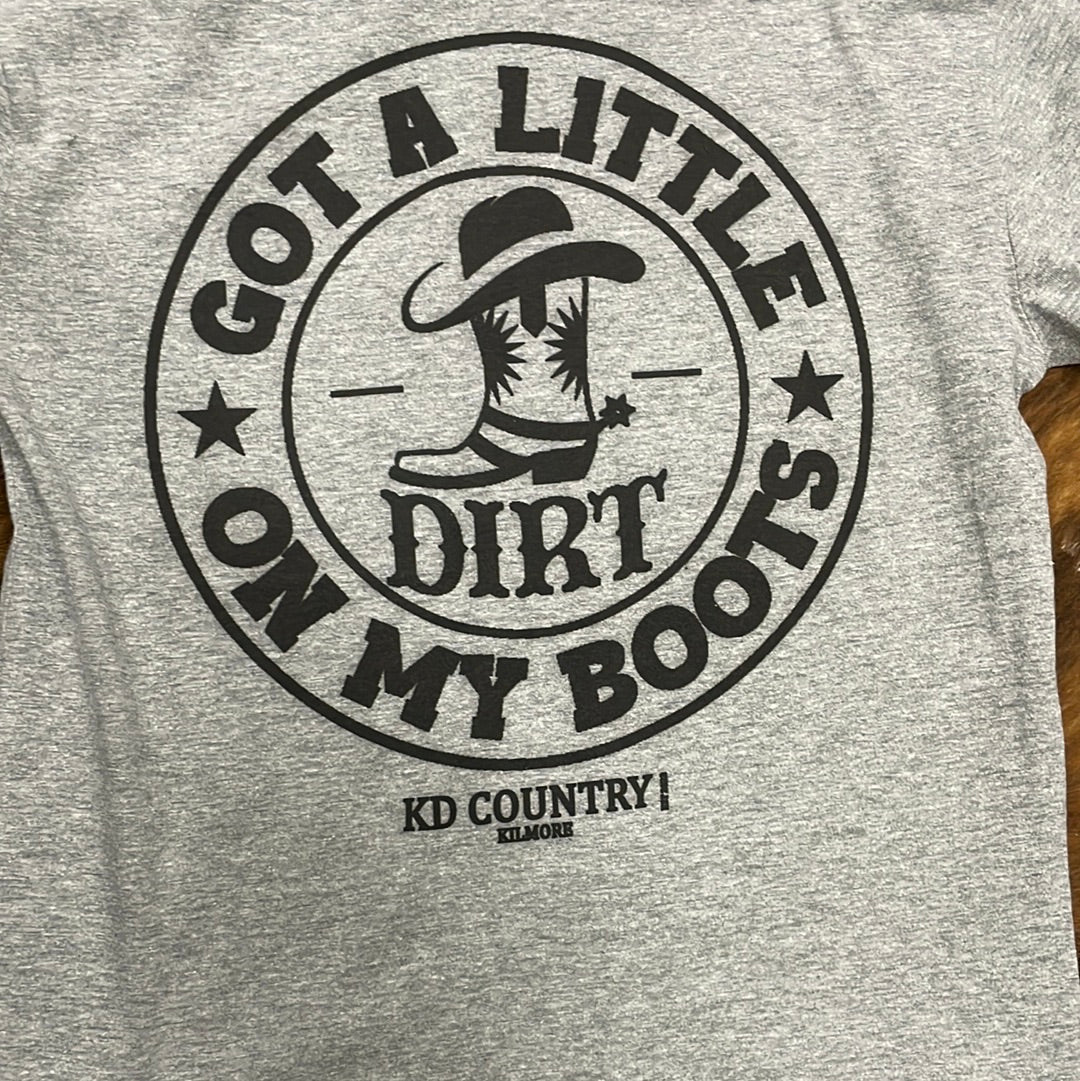 KD Country - Dirt on my Boots T-Shirt ADULT