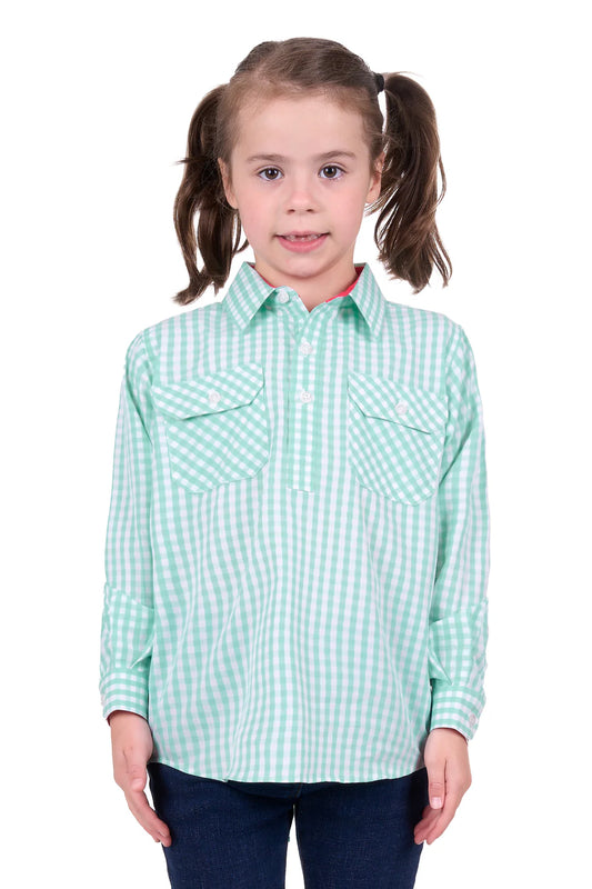 HARDSLOG Girls Teal Shirt