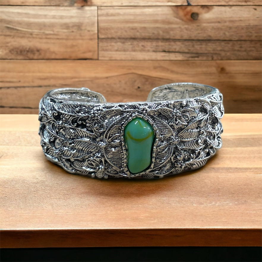 Bracelet Green Stone