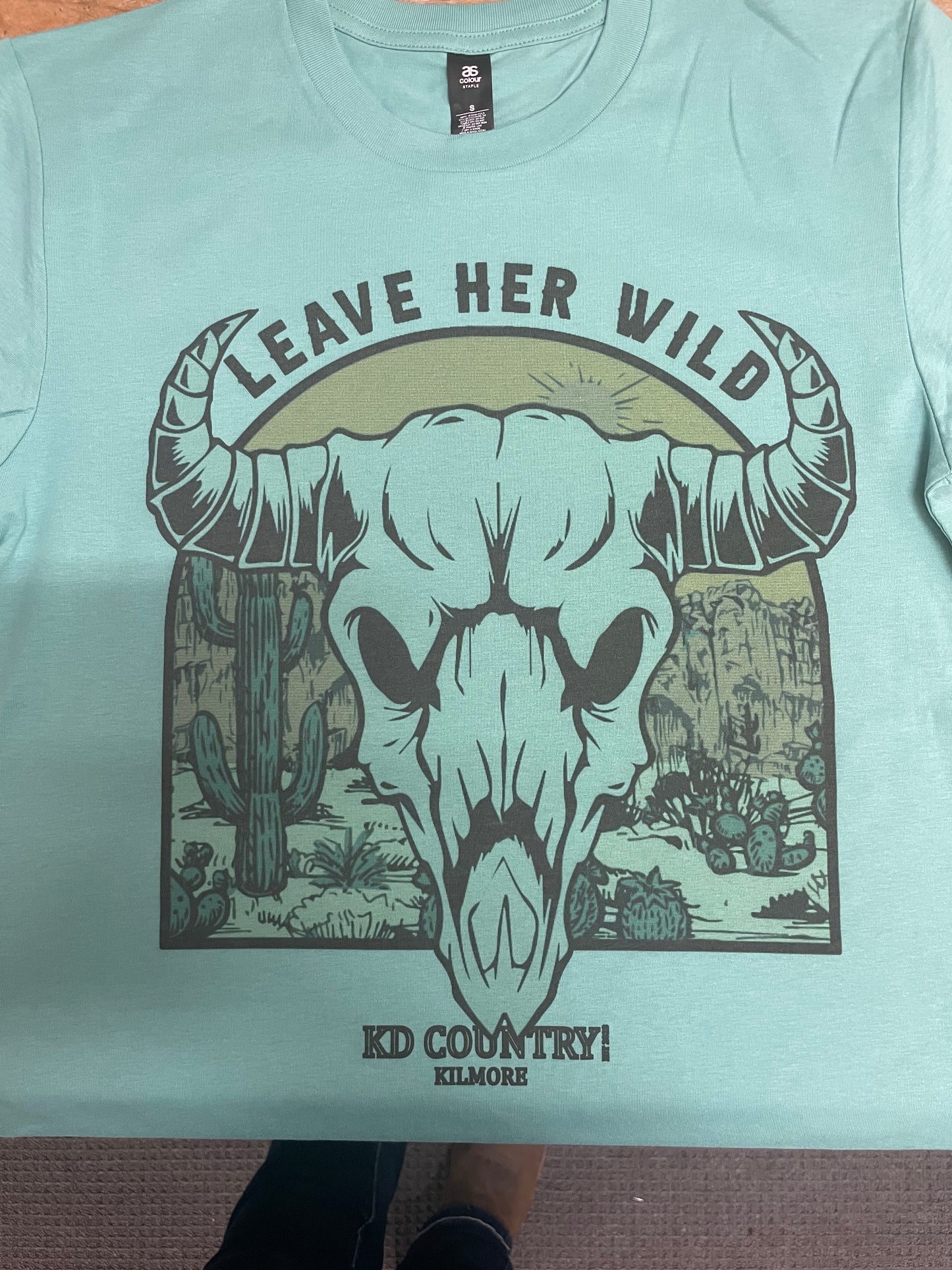 KD Country Tee Adult Green - Leave Her Wild