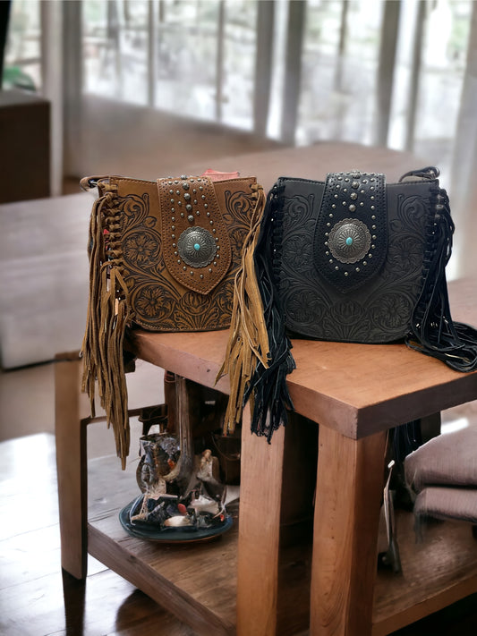 Montana West Tooled Collection Crossbody