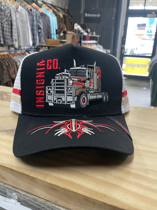 INSIGNIA - Longhaul Red Trucker Cap