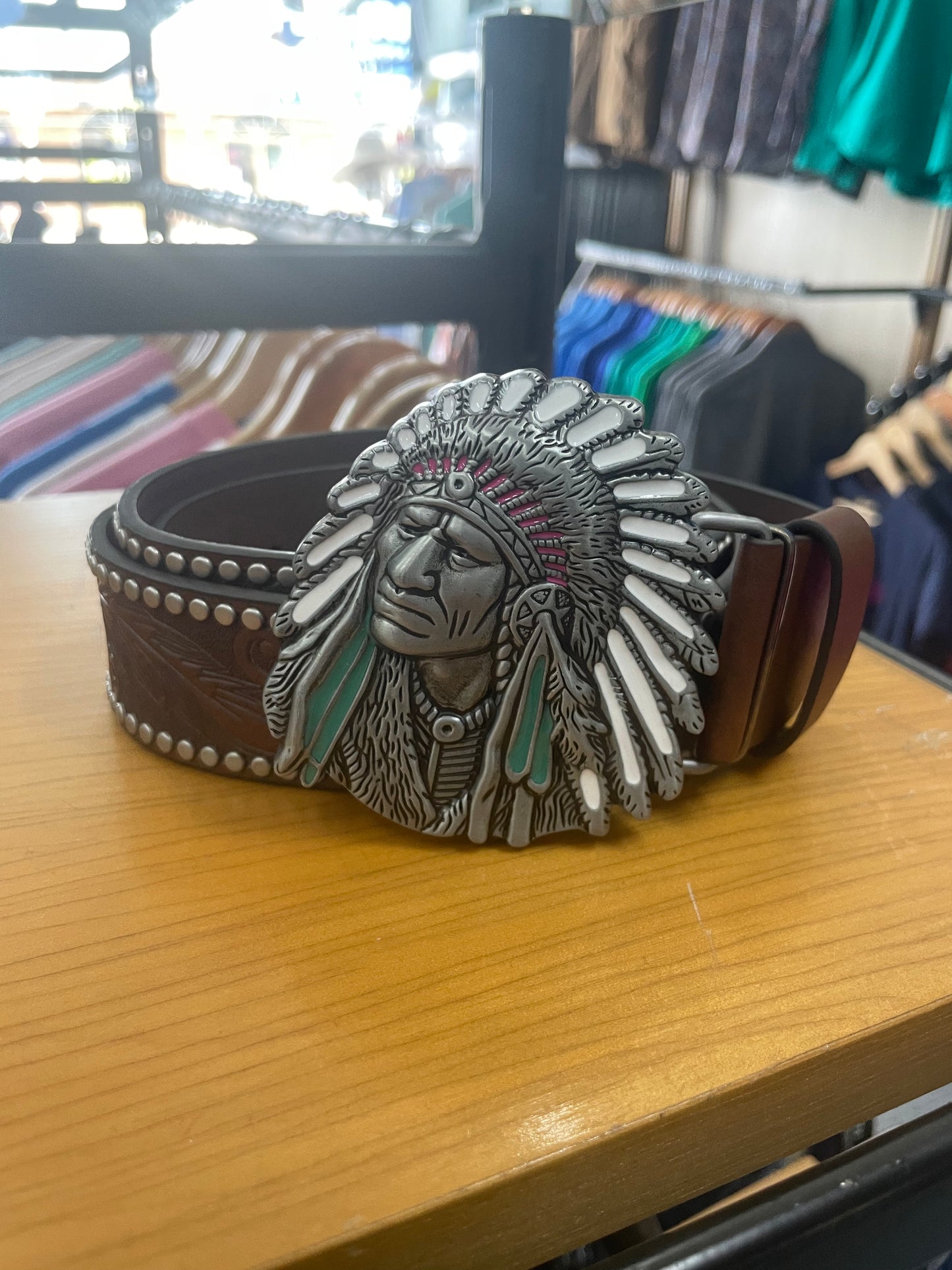 Belt - Dress Belt Indian Head