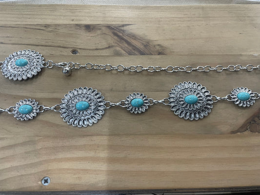 Chain Belt  TURQUOISE