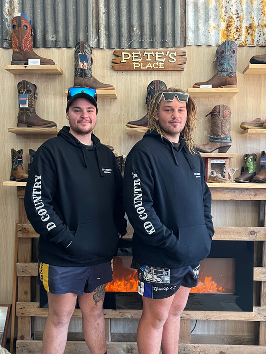 KD COUNTRY Hoodie Adults BLACK