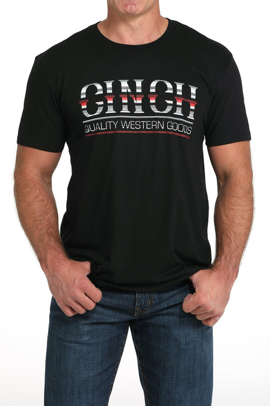 CINCH Mens Black Tee