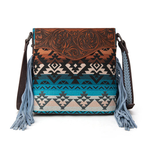 Montana West Tooled Aztec Crossbody