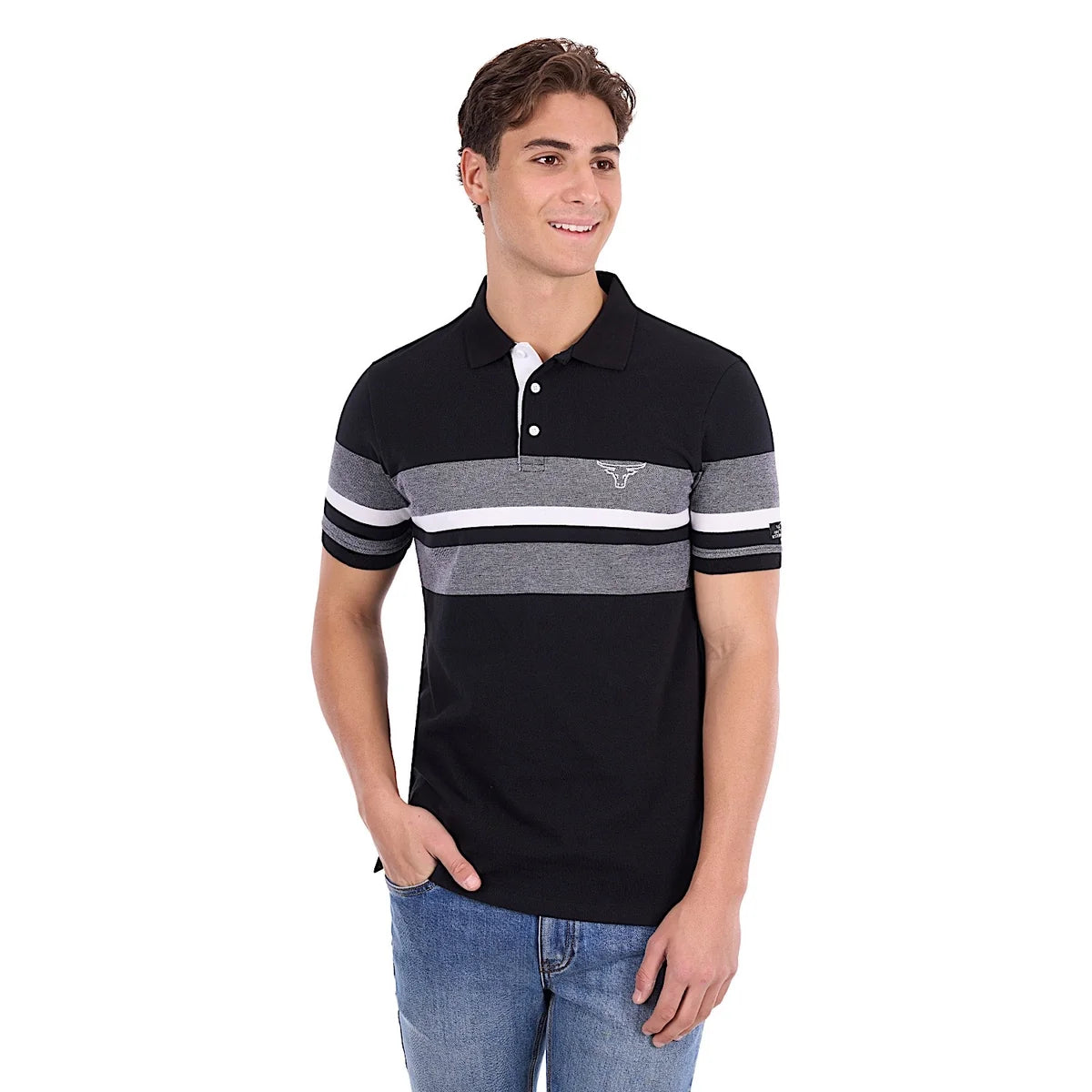 PURE WESTERN Mens Brett Polo