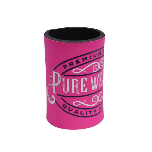 Pure Western Logo Stubby Holder Fuschia
