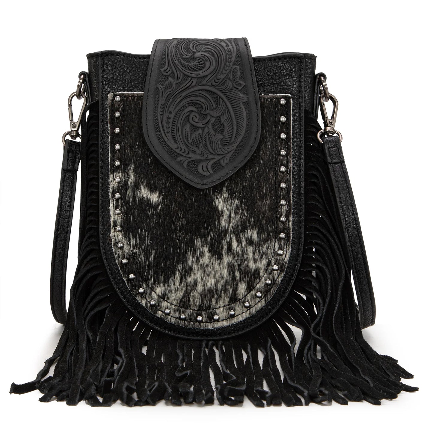 Trinity Ranch Genuine Cowhide Crossbody