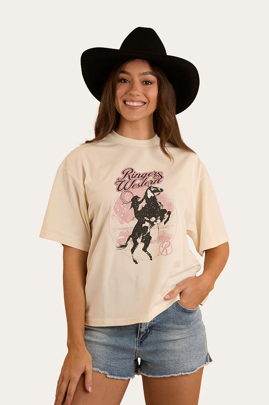 RINGERS WESTERN Wild Ride Womens Oversized Tee