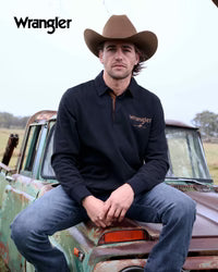 WRANGLER Mens Nash Rugby
