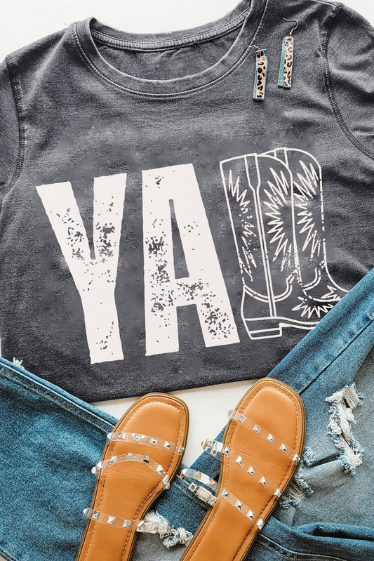 YALL Womens Grey Tee