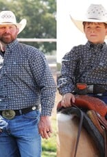 CINCH Boys Black Shirt MATCH DAD